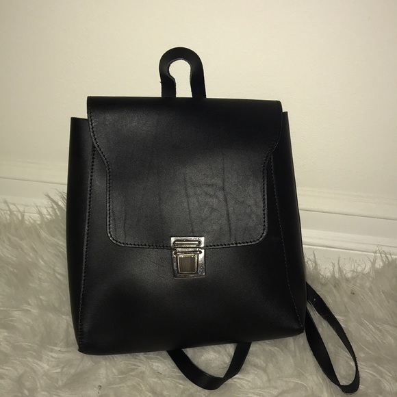 brandy melville leather backpack